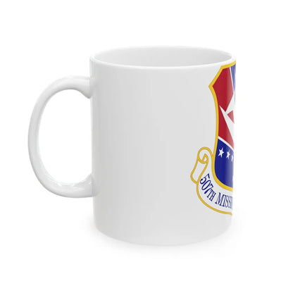 507th Mission Support Group (U.S. Air Force) White Coffee Mug-Go Mug Yourself