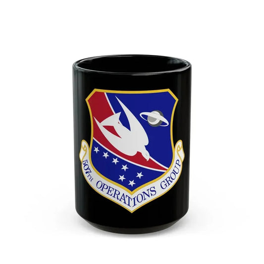 507th Operations Group (U.S. Air Force) Black Coffee Mug 15oz - Go Mug Yourself