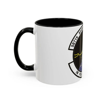 507th Security Forces Squadron (U.S. Air Force) Accent Coffee Mug - Go Mug Yourself