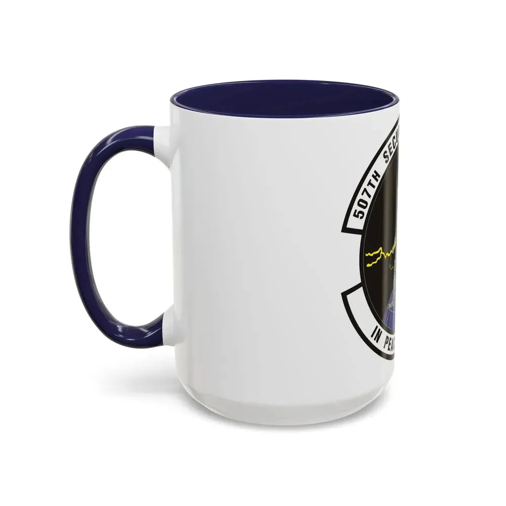 507th Security Forces Squadron (U.S. Air Force) Accent Coffee Mug - Go Mug Yourself