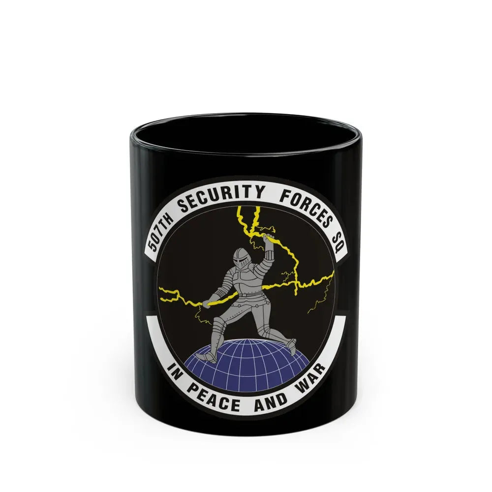 507th Security Forces Squadron (U.S. Air Force) Black Coffee Mug 11oz - Go Mug Yourself