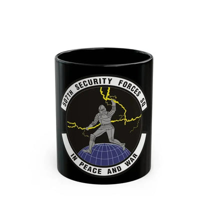 507th Security Forces Squadron (U.S. Air Force) Black Coffee Mug 11oz - Go Mug Yourself
