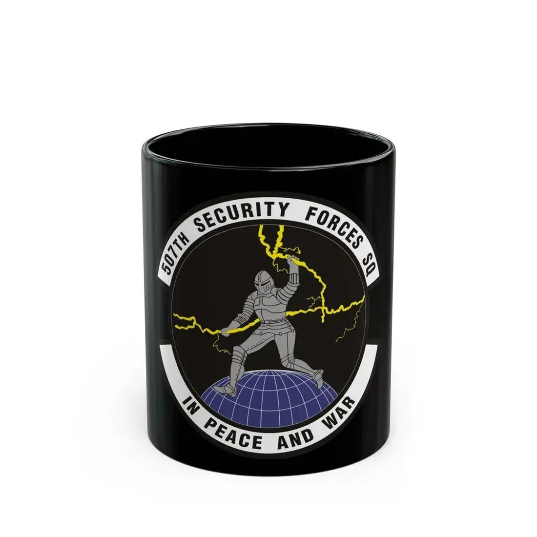 507th Security Forces Squadron (U.S. Air Force) Black Coffee Mug 11oz - Go Mug Yourself