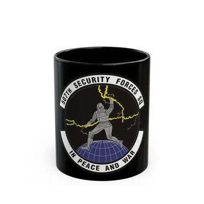507th Security Forces Squadron (U.S. Air Force) Black Coffee Mug 11oz - Go Mug Yourself