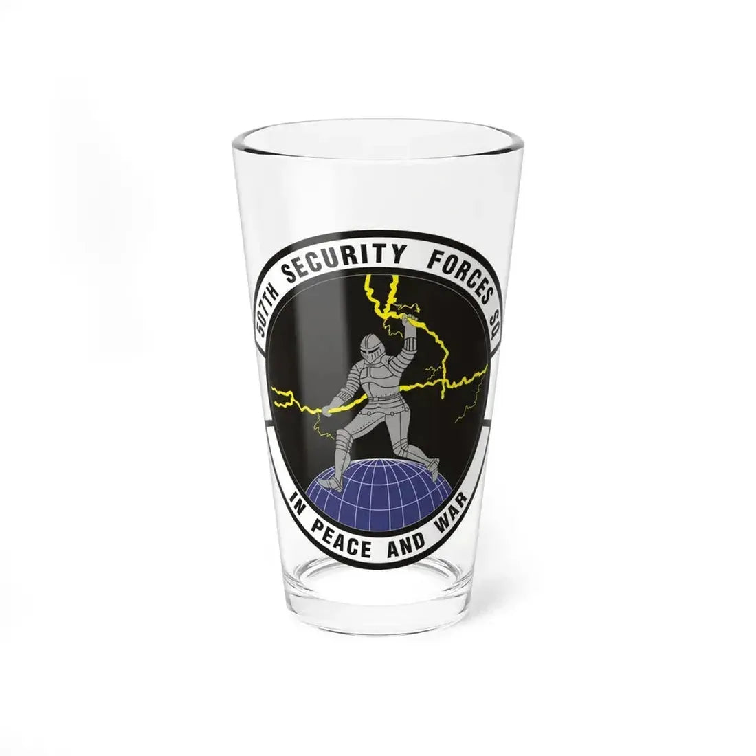 507th Security Forces Squadron (U.S. Air Force) Pint Glass 16oz 16oz - Go Mug Yourself