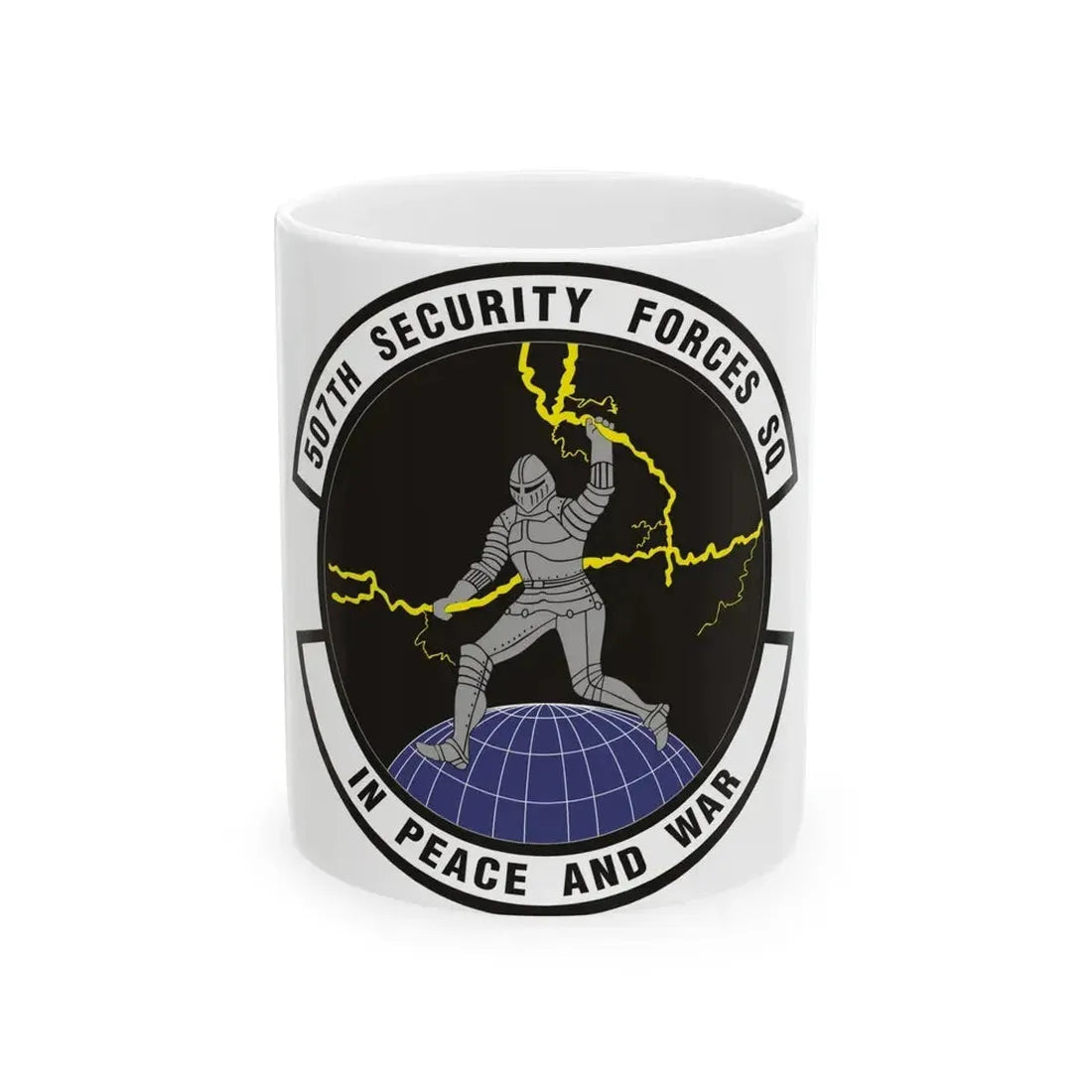507th Security Forces Squadron (U.S. Air Force) White Coffee Mug 11oz - Go Mug Yourself