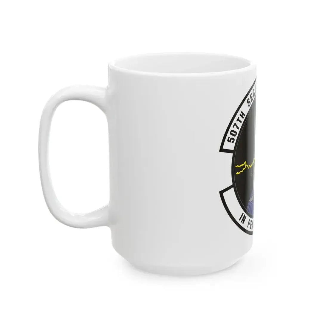 507th Security Forces Squadron (U.S. Air Force) White Coffee Mug - Go Mug Yourself