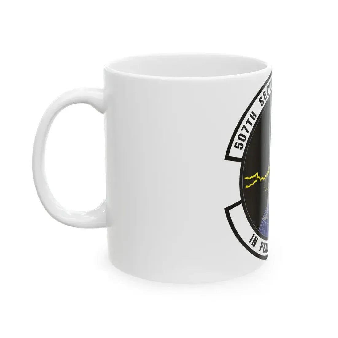 507th Security Forces Squadron (U.S. Air Force) White Coffee Mug - Go Mug Yourself