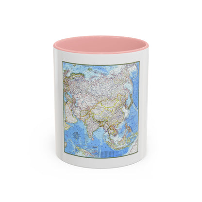 Asia (1971) (Map) Accent Coffee Mug