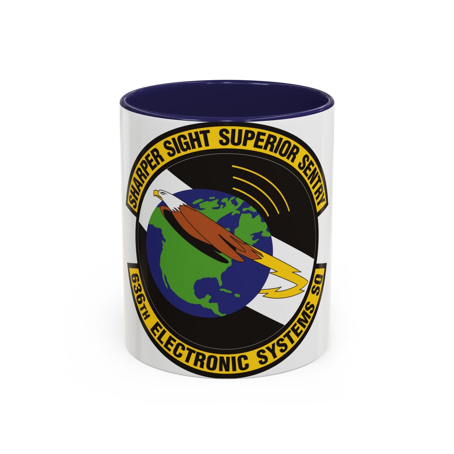 636th Electronic Systems Squadron (U.S. Air Force) Accent Coffee Mug