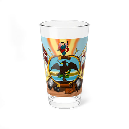 Escudo de Allende Reverso Cruz (Mexico) Pint Glass 16oz