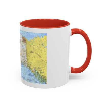 USA - Alaska (1975) (Map) Accent Coffee Mug