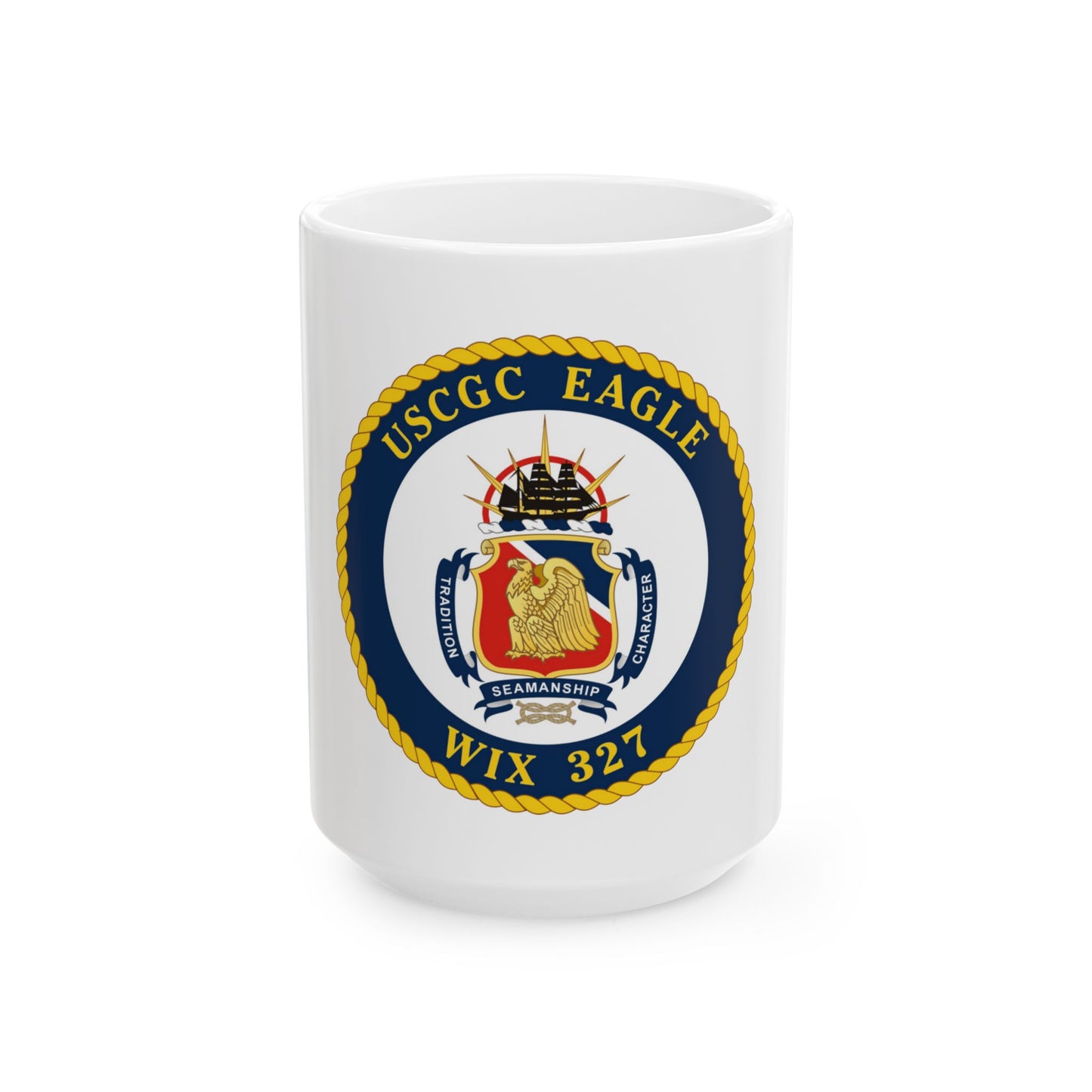 USCGC Eagle WIX 327 (U.S. Coast Guard) White Coffee Mug