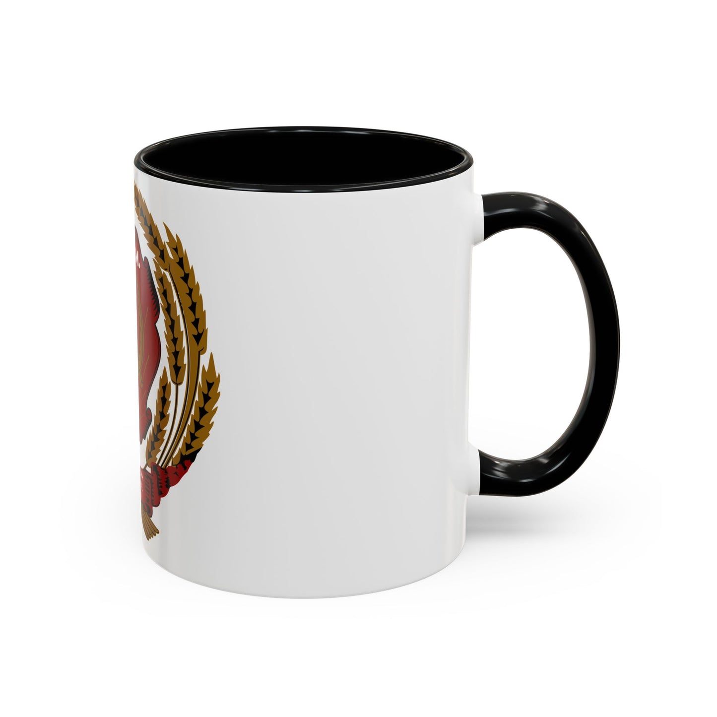 Emblem of the Moldavian SSR (1940-1941) - Accent Coffee Mug