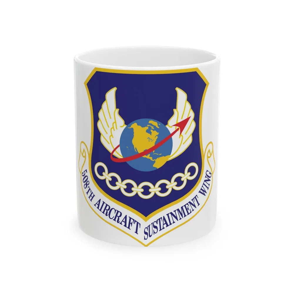 508th Aircraft Sustainment Wing (U.S. Air Force) White Coffee Mug-11oz-Go Mug Yourself