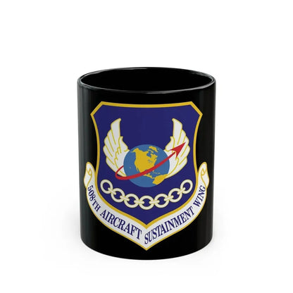 508th Aircraft Sustainment Wing (U.S. Air Force) Black Coffee Mug 11oz - Go Mug Yourself