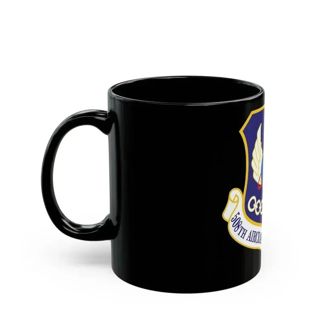 508th Aircraft Sustainment Wing (U.S. Air Force) Black Coffee Mug - Go Mug Yourself