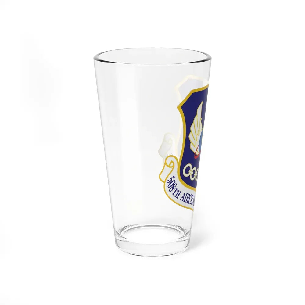 508th Aircraft Sustainment Wing (U.S. Air Force) Pint Glass 16oz - Go Mug Yourself