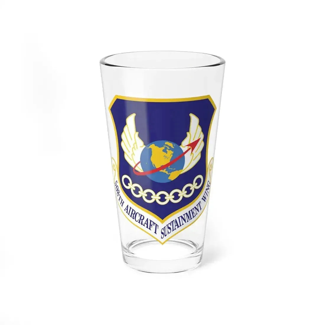 508th Aircraft Sustainment Wing (U.S. Air Force) Pint Glass 16oz - Go Mug Yourself