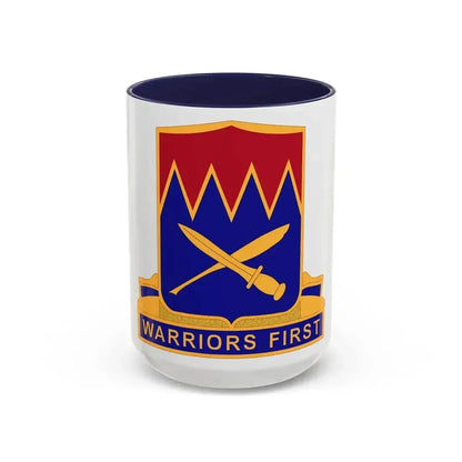 509 Personnel Services Battalion (U.S. Army) Accent Coffee Mug 15oz Navy - Go Mug Yourself