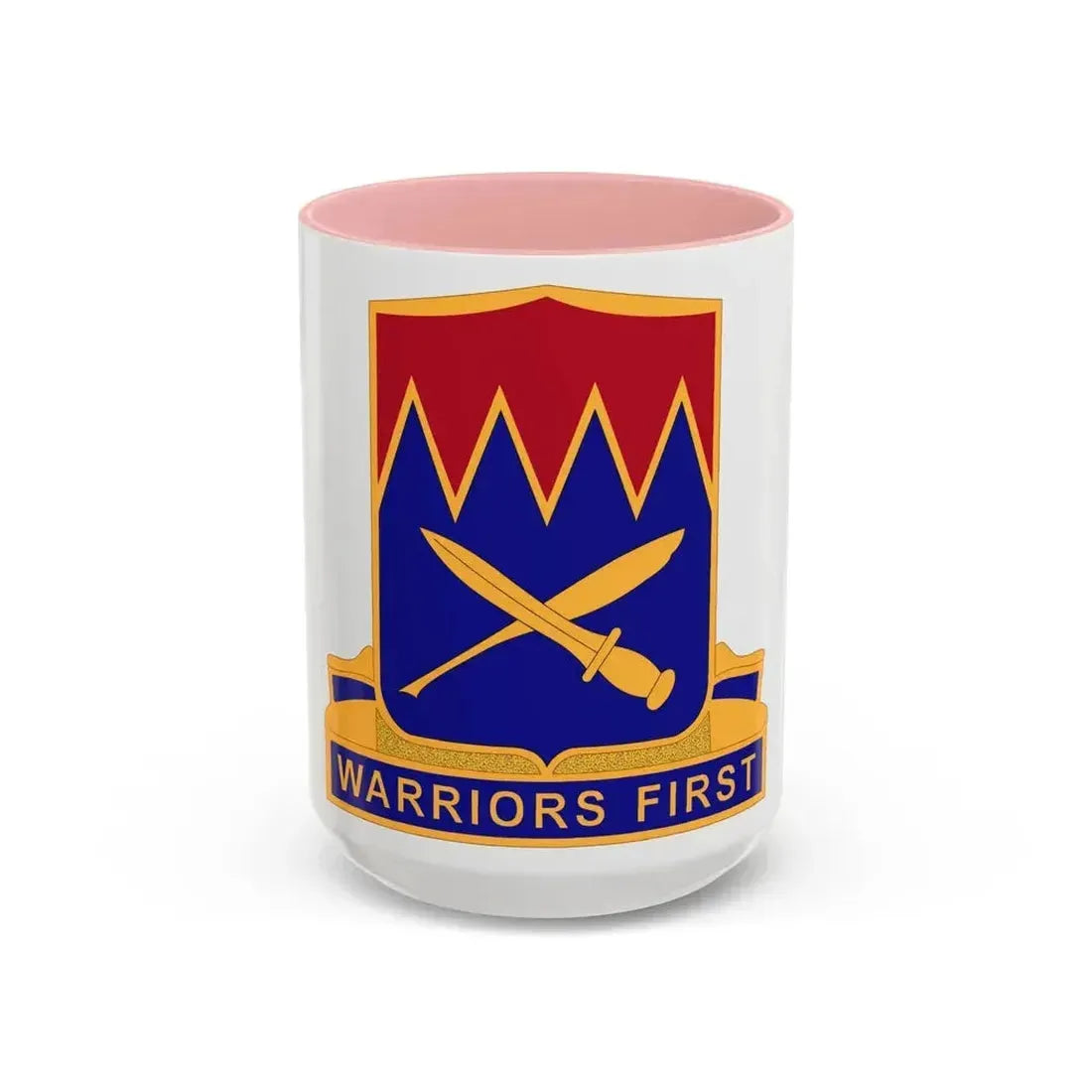 509 Personnel Services Battalion (U.S. Army) Accent Coffee Mug 15oz Pink - Go Mug Yourself