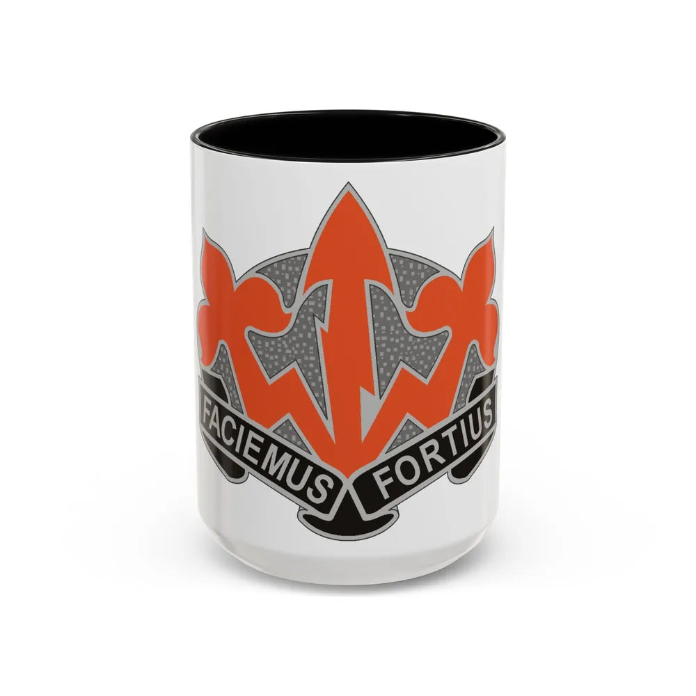 509 Signal Battalion (U.S. Army) Accent Coffee Mug-15oz-Black-Go Mug Yourself