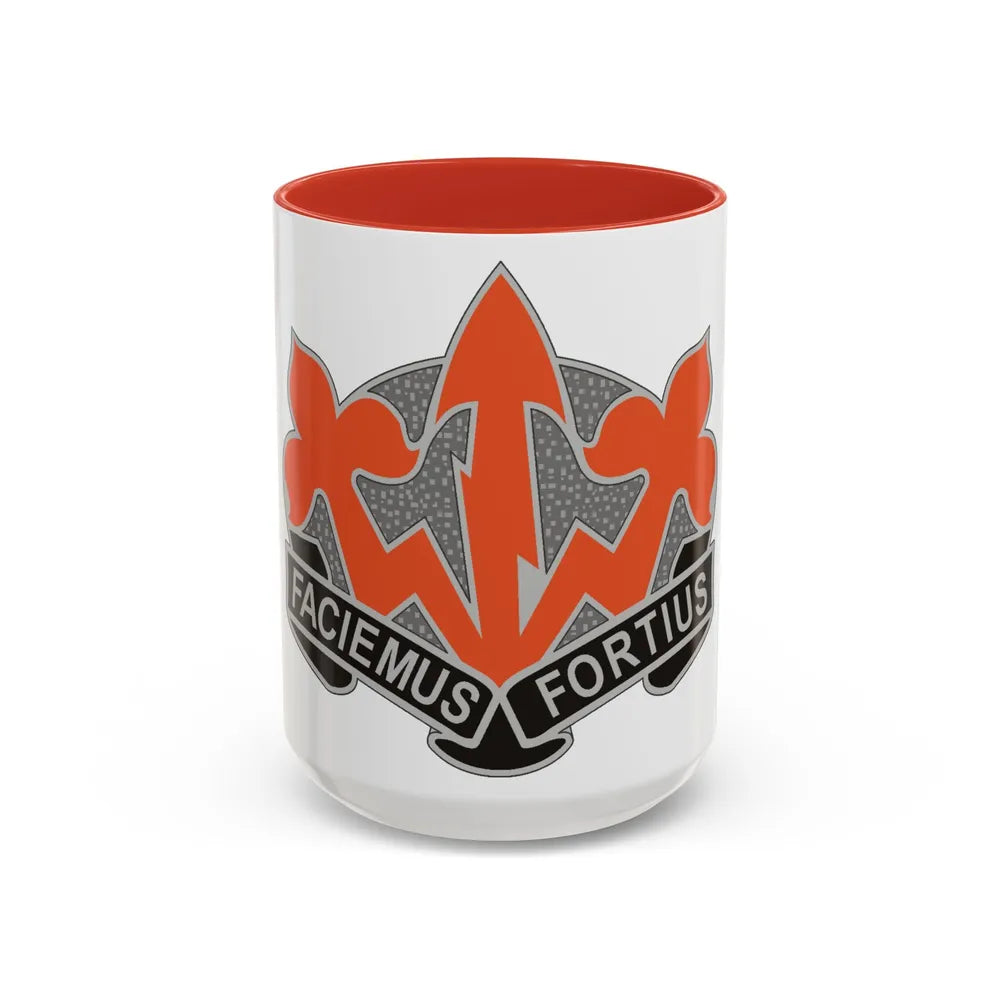 509 Signal Battalion (U.S. Army) Accent Coffee Mug-15oz-Red-Go Mug Yourself