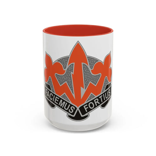 509 Signal Battalion (U.S. Army) Accent Coffee Mug-15oz-Red-Go Mug Yourself