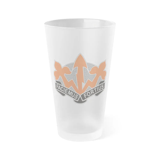 509 Signal Battalion (U.S. Army) Frosted Pint Glass 16oz-Go Mug Yourself