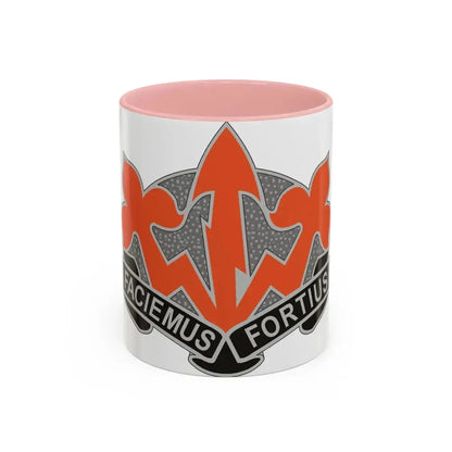 509 Signal Battalion (U.S. Army) Accent Coffee Mug 11oz Pink - Go Mug Yourself