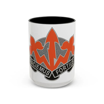 509 Signal Battalion (U.S. Army) Accent Coffee Mug 15oz Black - Go Mug Yourself