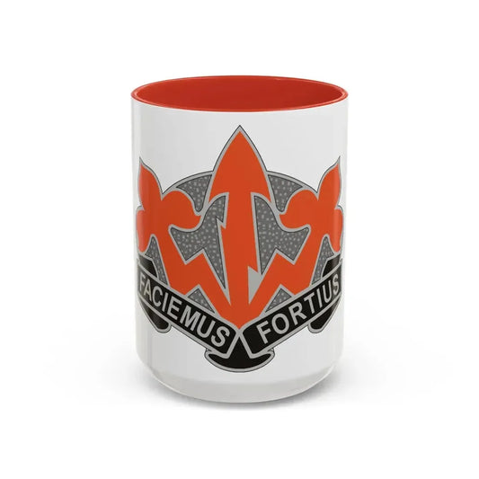 509 Signal Battalion (U.S. Army) Accent Coffee Mug 15oz Red - Go Mug Yourself