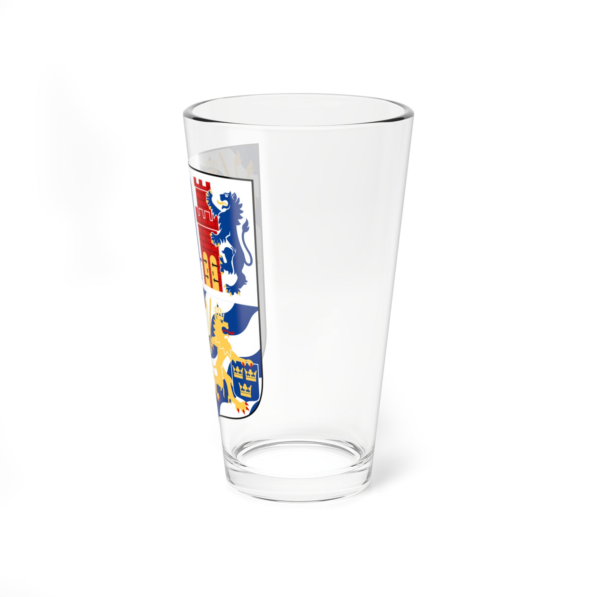 Göteborgs och Bohus läns vapen (Sweden) (Coat of Arms) Pint Glass 16oz