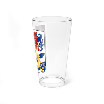 Göteborgs och Bohus läns vapen (Sweden) (Coat of Arms) Pint Glass 16oz