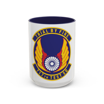 717th Test Squadron (U.S. Air Force) Accent Coffee Mug