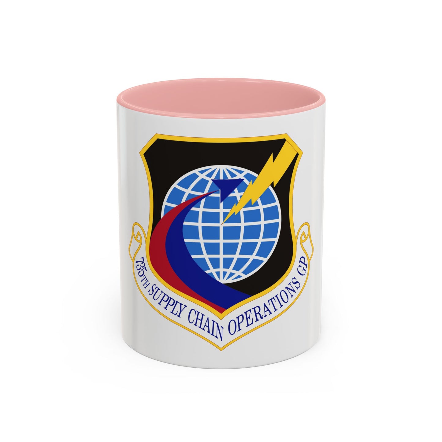 735th Supply Chain Operations Group (U.S. Air Force) Accent Coffee Mug
