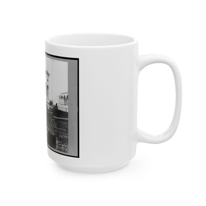 Club House Race Course, Where Federal Officers Were Confined, Charleston, S.C., April 1865 (U.S. Civil War) White Coffee Mug