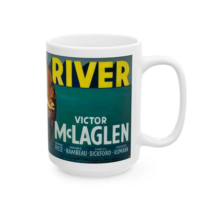 East River, movie poster advertisement - White Coffee Mug-Go Mug Yourself