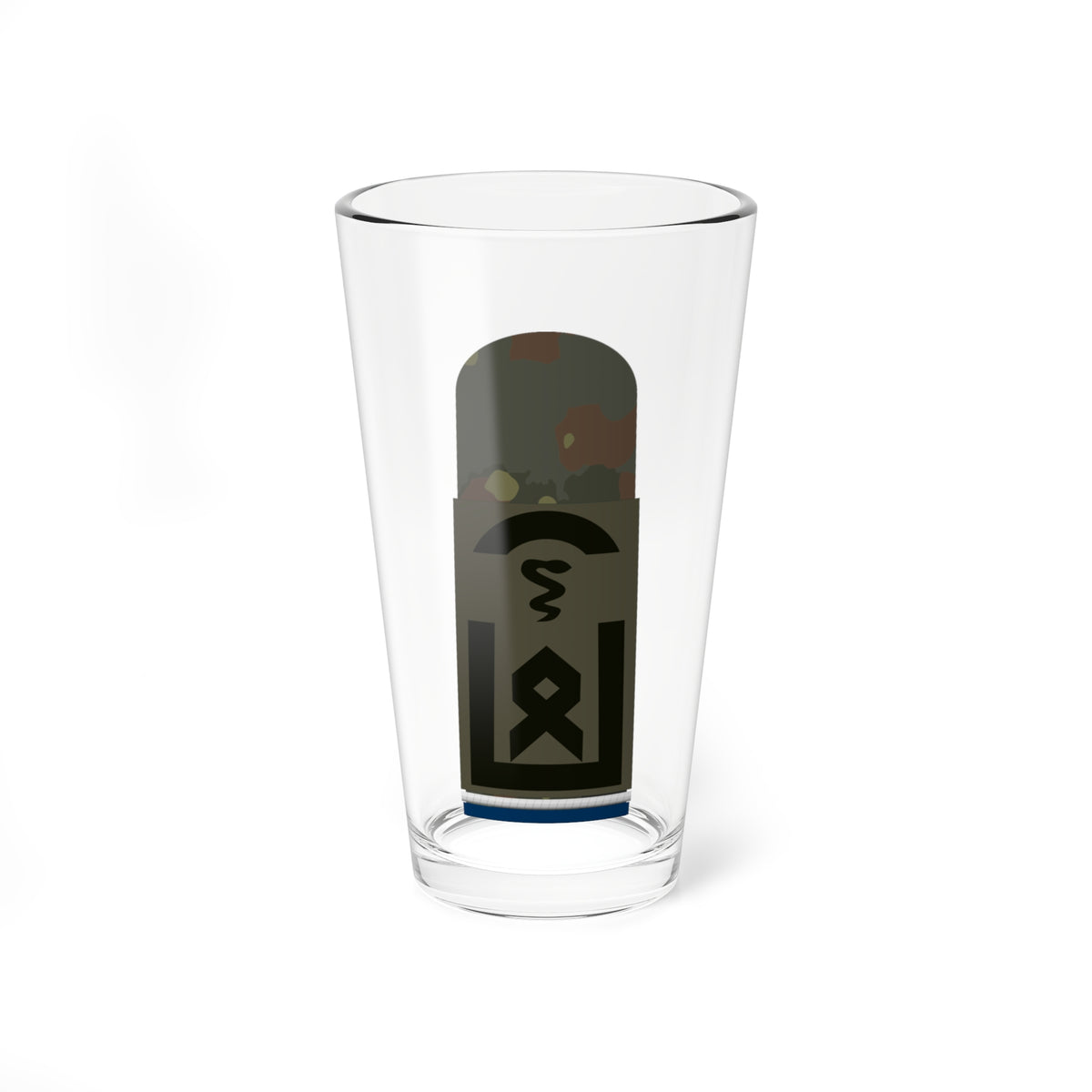 HA OS5 33a Oberfähnrich SanOA San TM R (Military Rank) Pint Glass 16oz