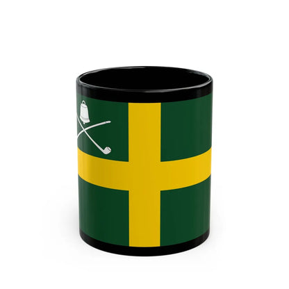 Flag of Wreay UK - Black Coffee Mug-11oz-Go Mug Yourself