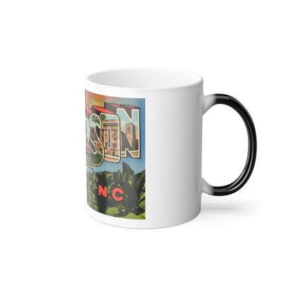 Greetings from Henderson N C (Greeting Postcards) Color Changing Mug 11oz