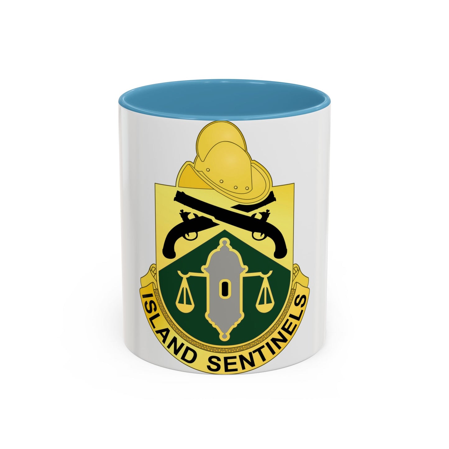 124 Military Police Battalion (U.S. Army) Accent Coffee Mug