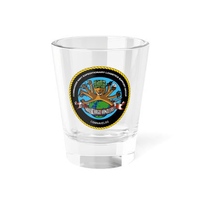 COMNAVELSG Cargo Handlers Commander Navy Expeditionary Logistics Support Group (U.S. Navy) Shot Glass 1.5oz