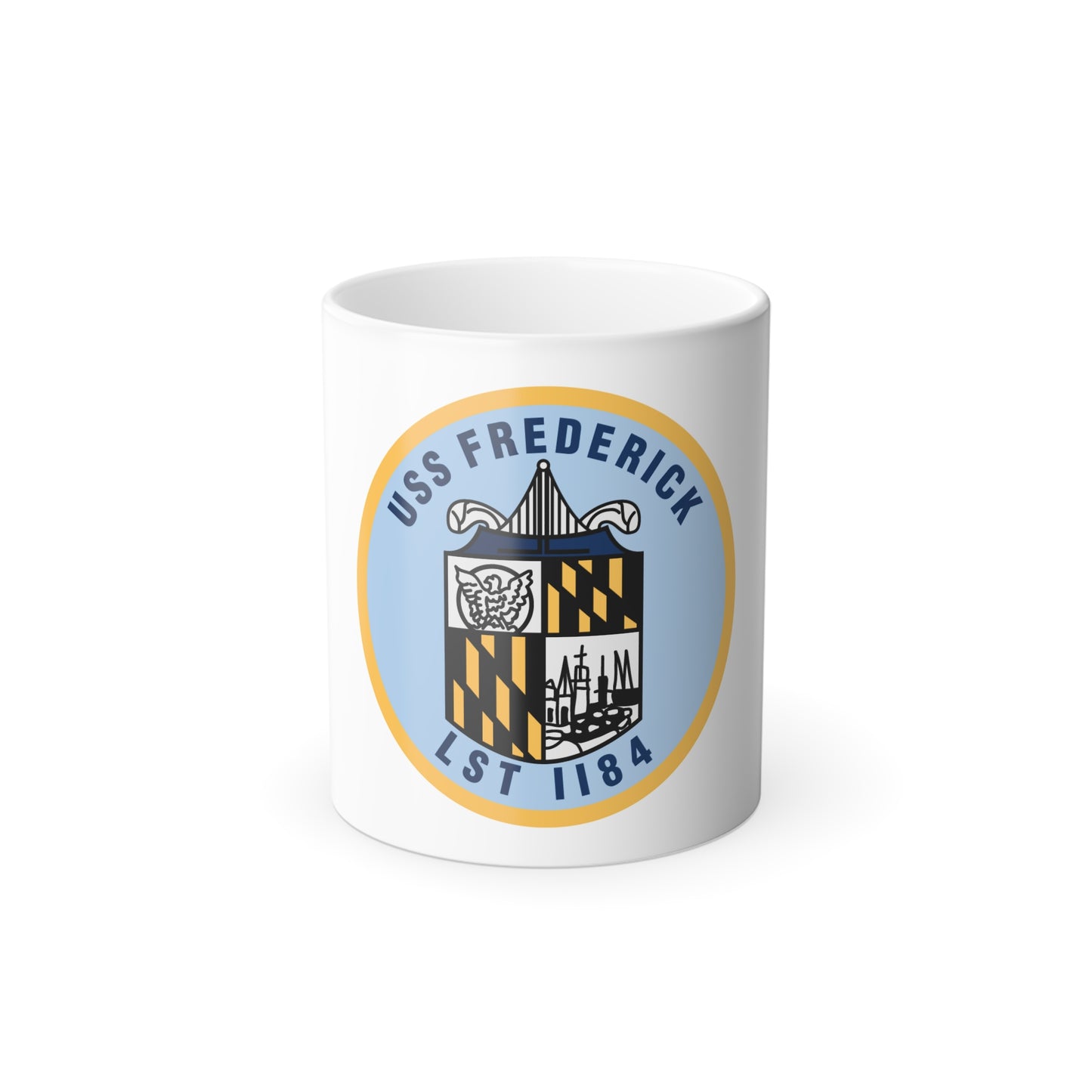 USS Frederick LST 1184 (U.S. Navy) Color Changing Mug 11oz