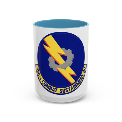 558th Combat Sustainment Squadron (U.S. Air Force) Accent Coffee Mug