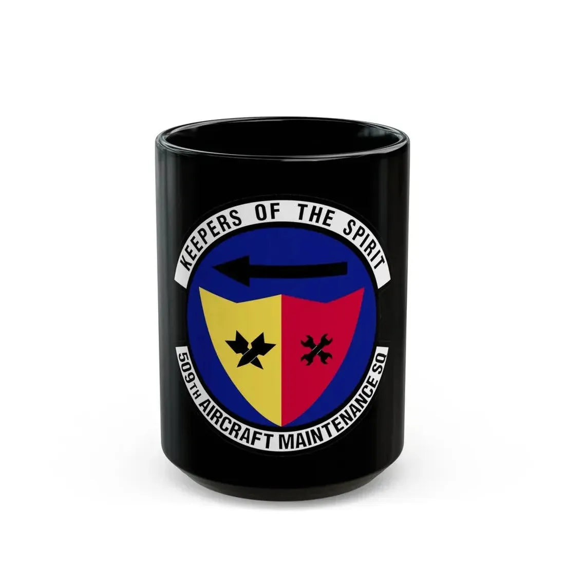 509th Aircraft Maintenance Squadron (U.S. Air Force) Black Coffee Mug 15oz - Go Mug Yourself