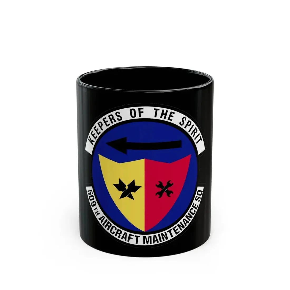 509th Aircraft Maintenance Squadron (U.S. Air Force) Black Coffee Mug - Go Mug Yourself