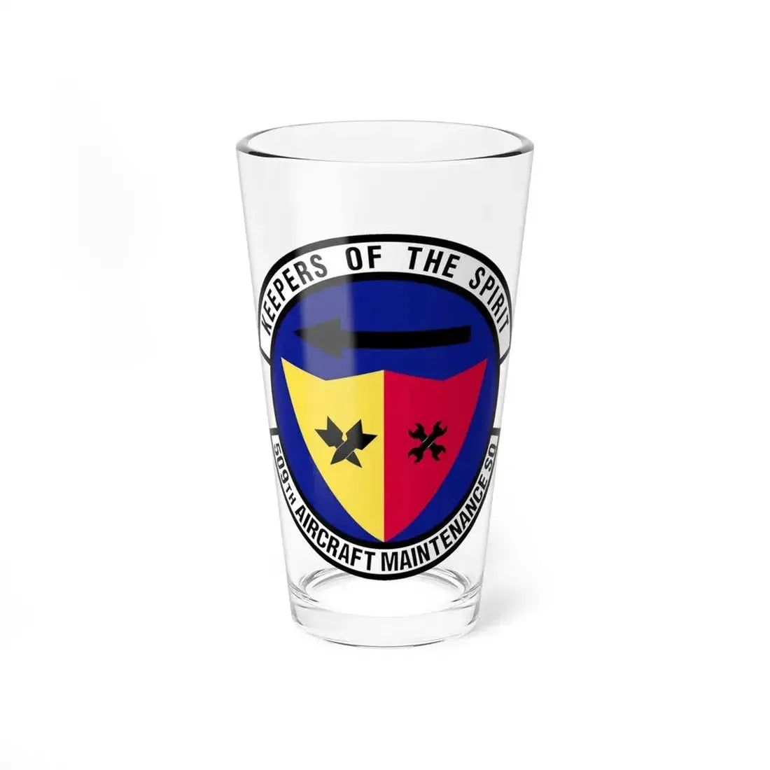 509th Aircraft Maintenance Squadron (U.S. Air Force) Pint Glass 16oz 16oz - Go Mug Yourself