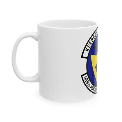 509th Aircraft Maintenance Squadron (U.S. Air Force) White Coffee Mug - Go Mug Yourself
