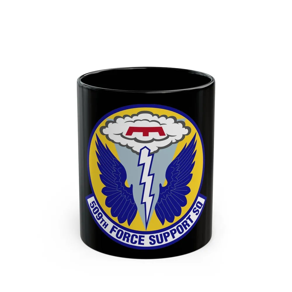 509th Force Support Squadron (U.S. Air Force) Black Coffee Mug-11oz-Go Mug Yourself